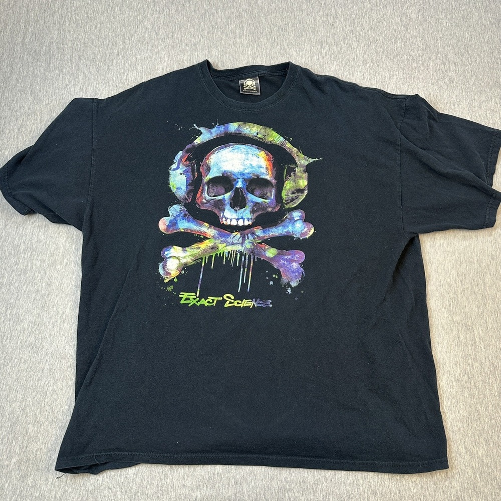 Exact Science Spray‎ Paint Skull Shirt - Sz XXL - See Pics